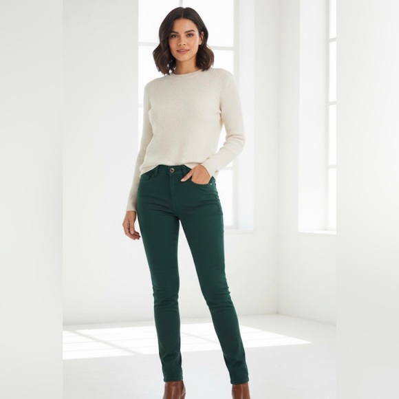 Draper James Denim - Draper James Forest Green Skinny Jeans